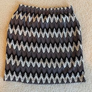 Cute patterned pencil skirt